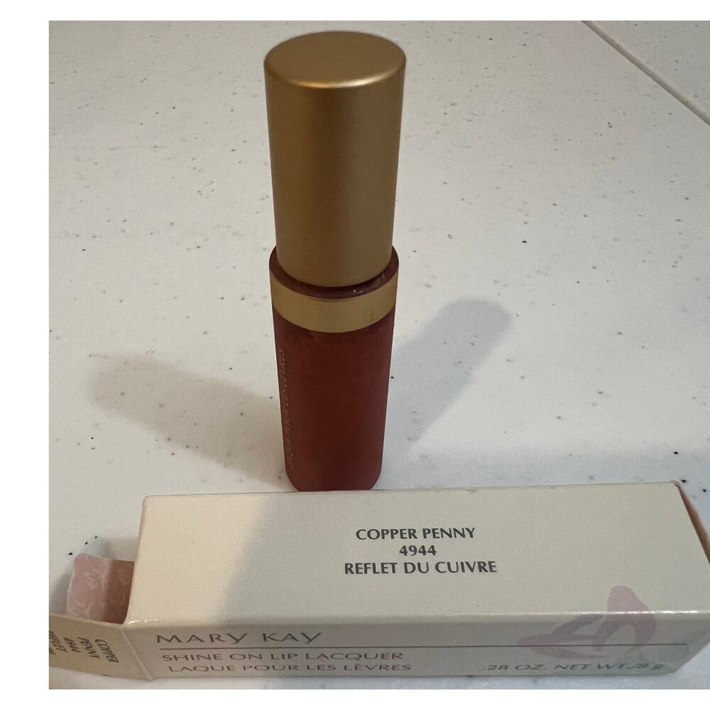 Mary kay Shine on Lip Laquer .28 oz NEW Copper Penny
